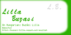 lilla buzasi business card