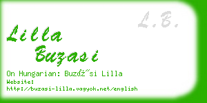lilla buzasi business card